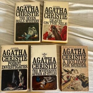 Agatha Christie lot vintage 1970s poirot death on the nile